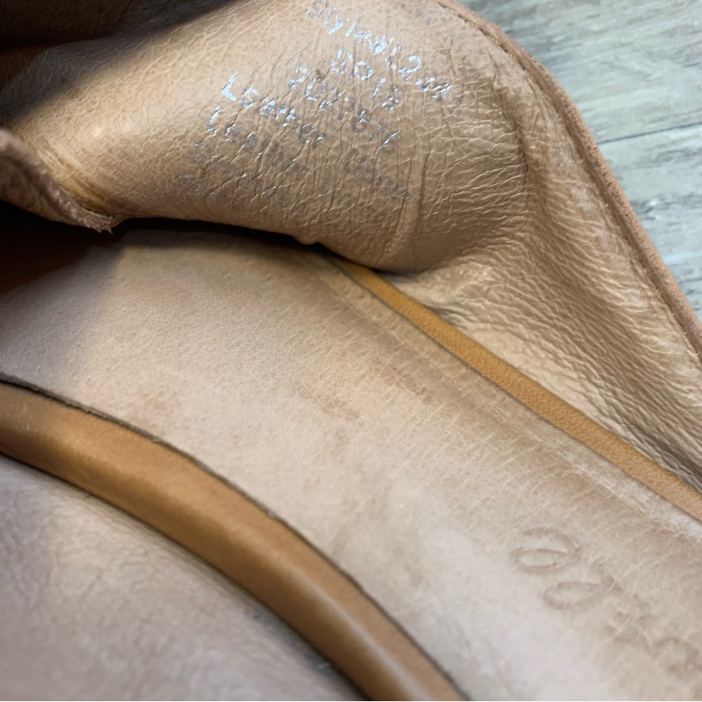 Madewell Ruthie Leather Criss Cross Slip On Mules - Picture 8 of 13